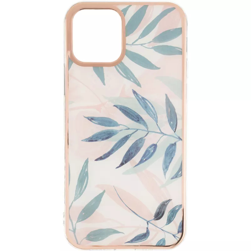 Чохол Gelius Leaf Case iPhone 12 Pro Pink Grass