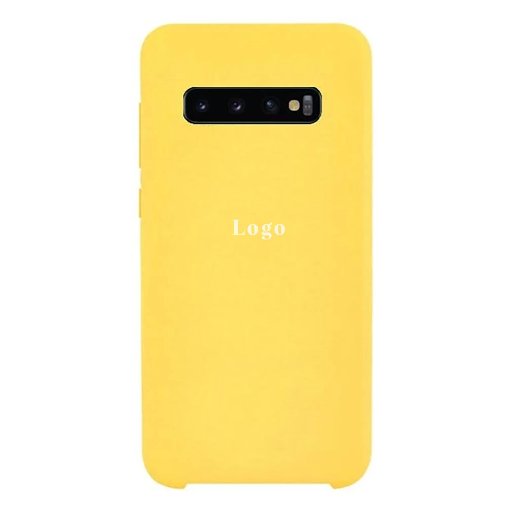 Чохол Silicone Case для Samsung G975 (S10 Plus) - Yellow