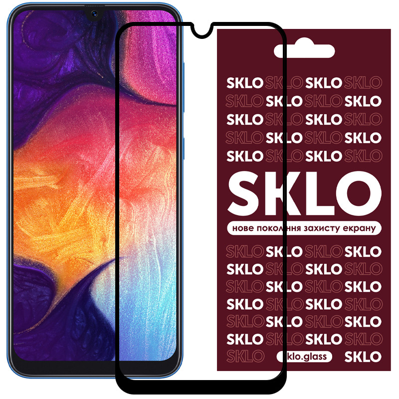 Захисне Скло SKLO 5D (full glue) для Samsung Galaxy S21