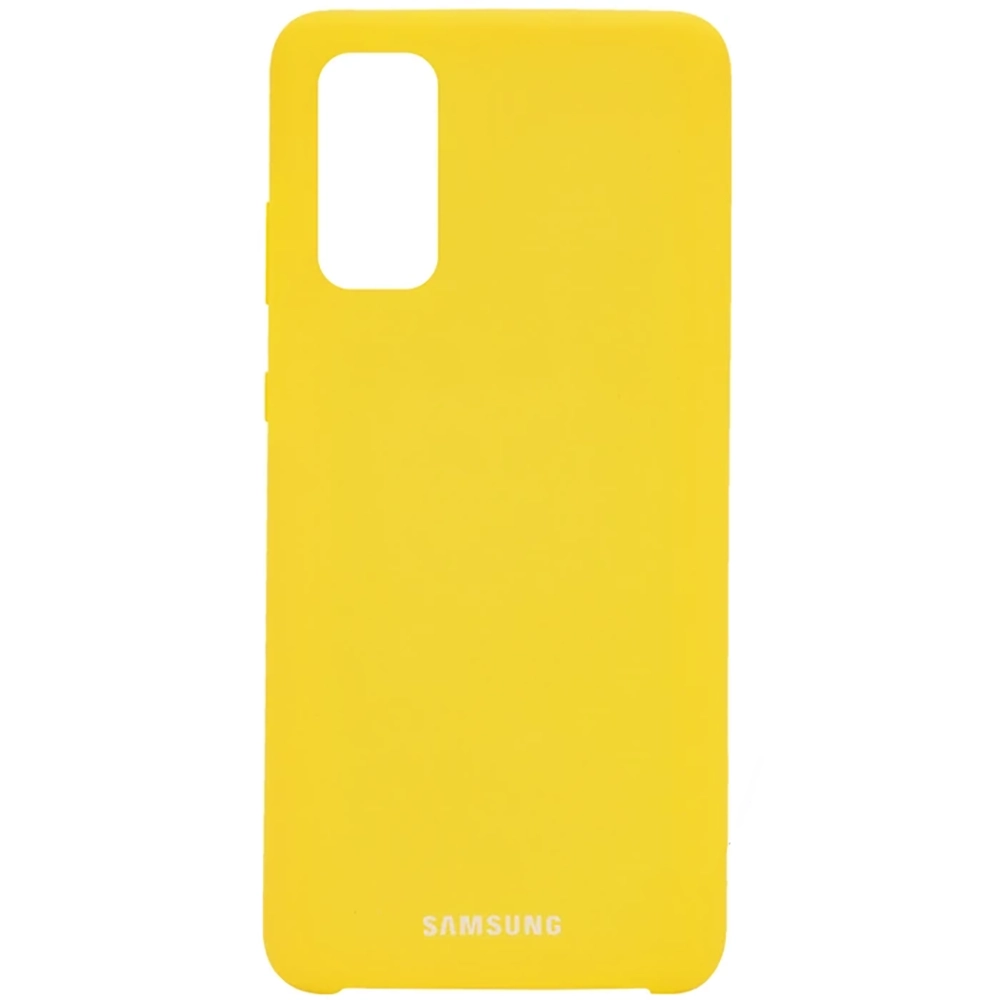 Чохол Silicone Case для Samsung S20 Plus - Yellow