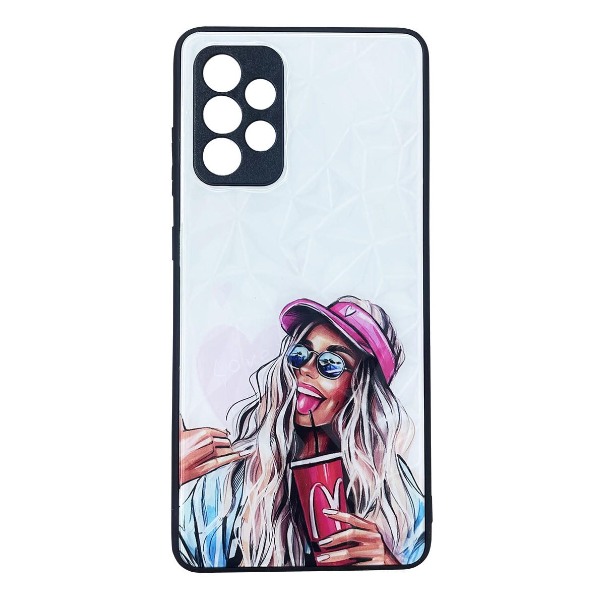 Чохол Stylish Girl для Samsung A72 4G (pink)