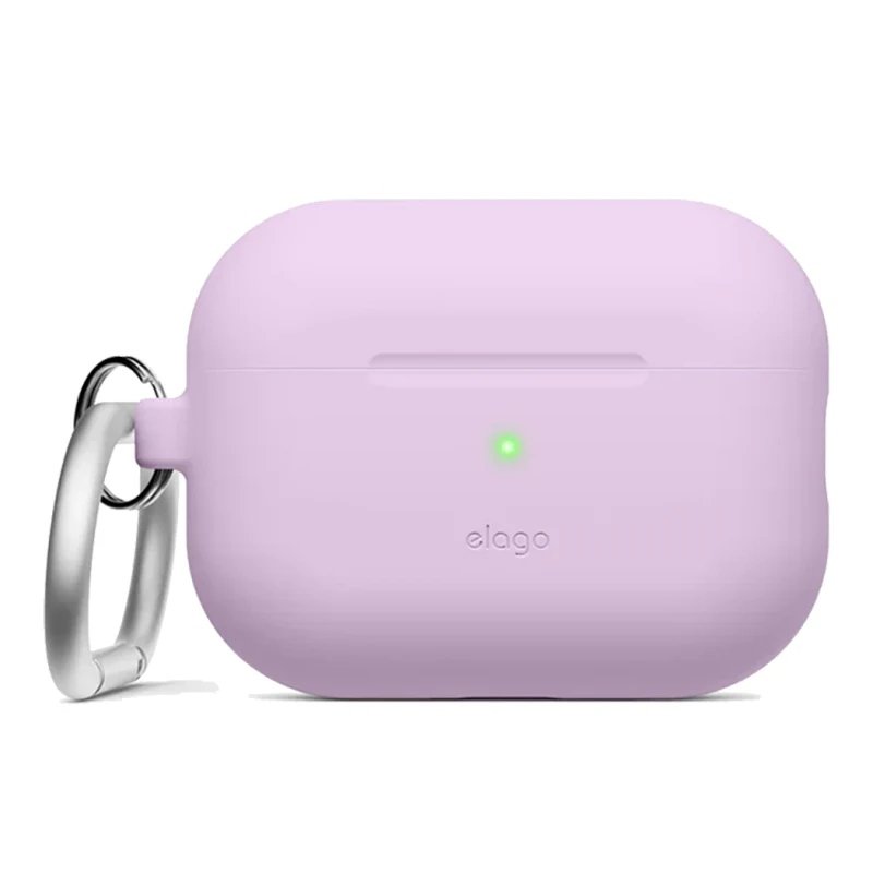 Чохол Elago Silicone Basic Case with Nylon Lanyard Lavender for Airpods Pro 2nd Gen