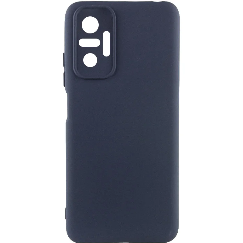 Чохол Silicone Cover Lakshmi Full Camera (AAA) для Xiaomi Redmi Note 10 Pro (Midnight Blue)