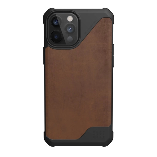 Чохол UAG для Apple iPhone 12 / 12 Pro Metropolis LT, Leather Brown