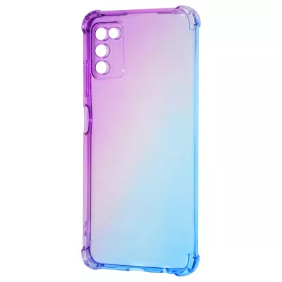 Чохол WAVE Shine Case Samsung Galaxy A03s (A037F) (фіолетовий/блакитний)