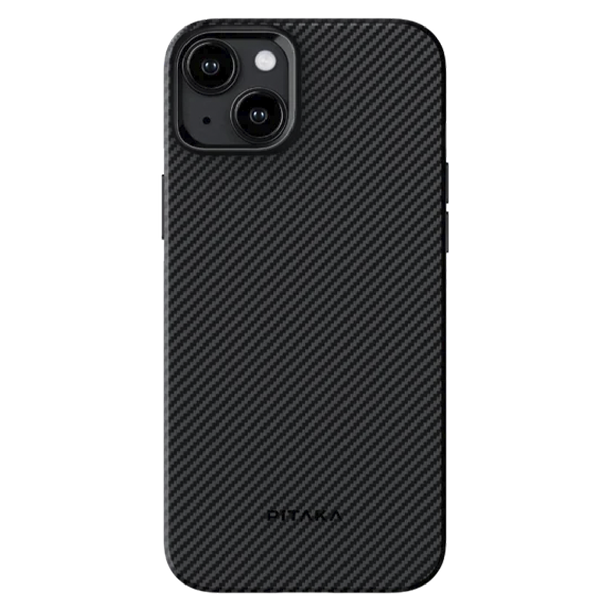 Чохол Pitaka MagEZ Case Pro 4 Twill 600D Black/Grey for iPhone 15 Plus (KI1501MPA)