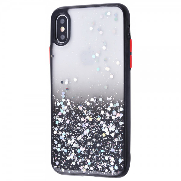 Чохол WAVE Sparkles Case (TPU) iPhone Xr (black)