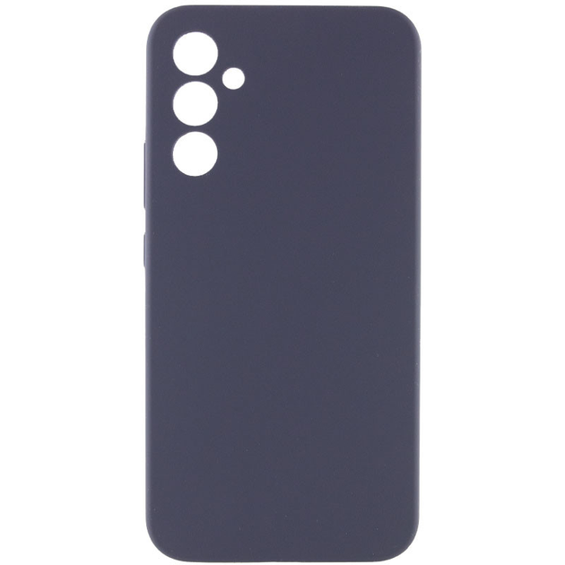 Чохол Silicone Cover Lakshmi Full Camera (AAA) with Logo для Samsung Galaxy A54 5G (Сірий/Dark Gray)