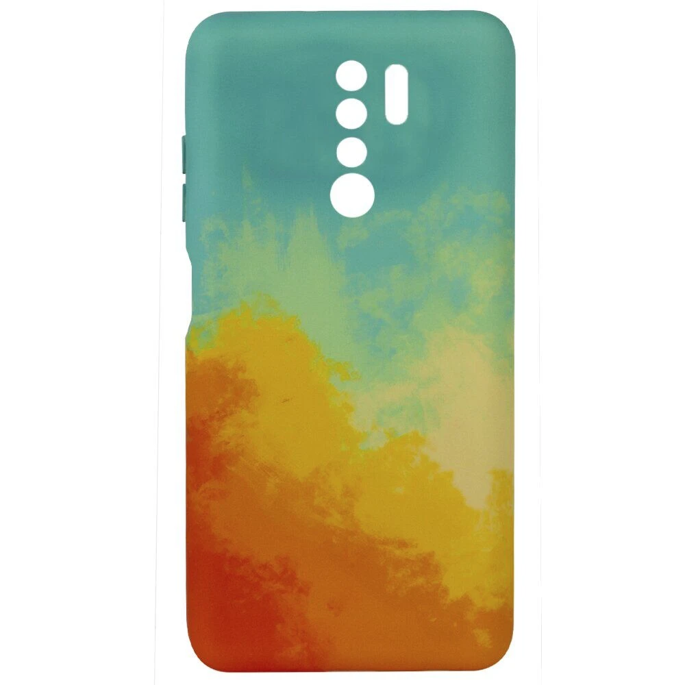 Чохол Miami Mix Color for Xiaomi Redmi 9 - Orange/Blue