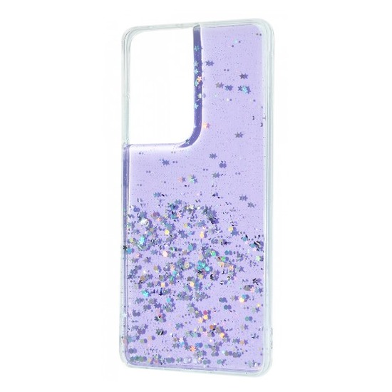 Чохол WAVE Confetti Case (TPU) Samsung Galaxy S21 Ultra (G998B) (фіолетовий)