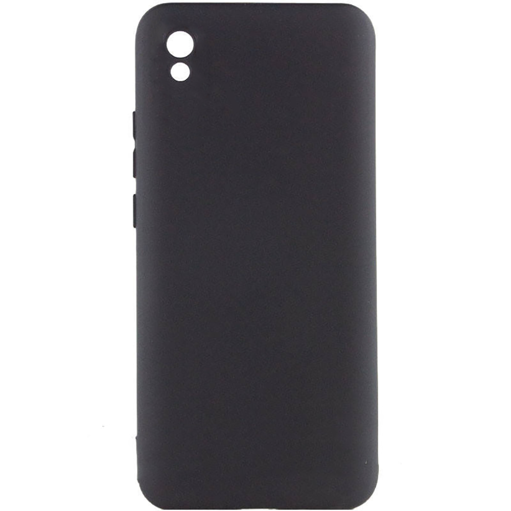 Чохол Silicone Cover Lakshmi Full Camera (AAA) для Xiaomi Redmi 9A (Чорний / Black)