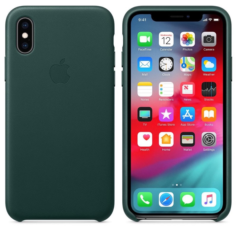 Чохол MaiKai Elite Leather для iPhone XS Max - Forest Green