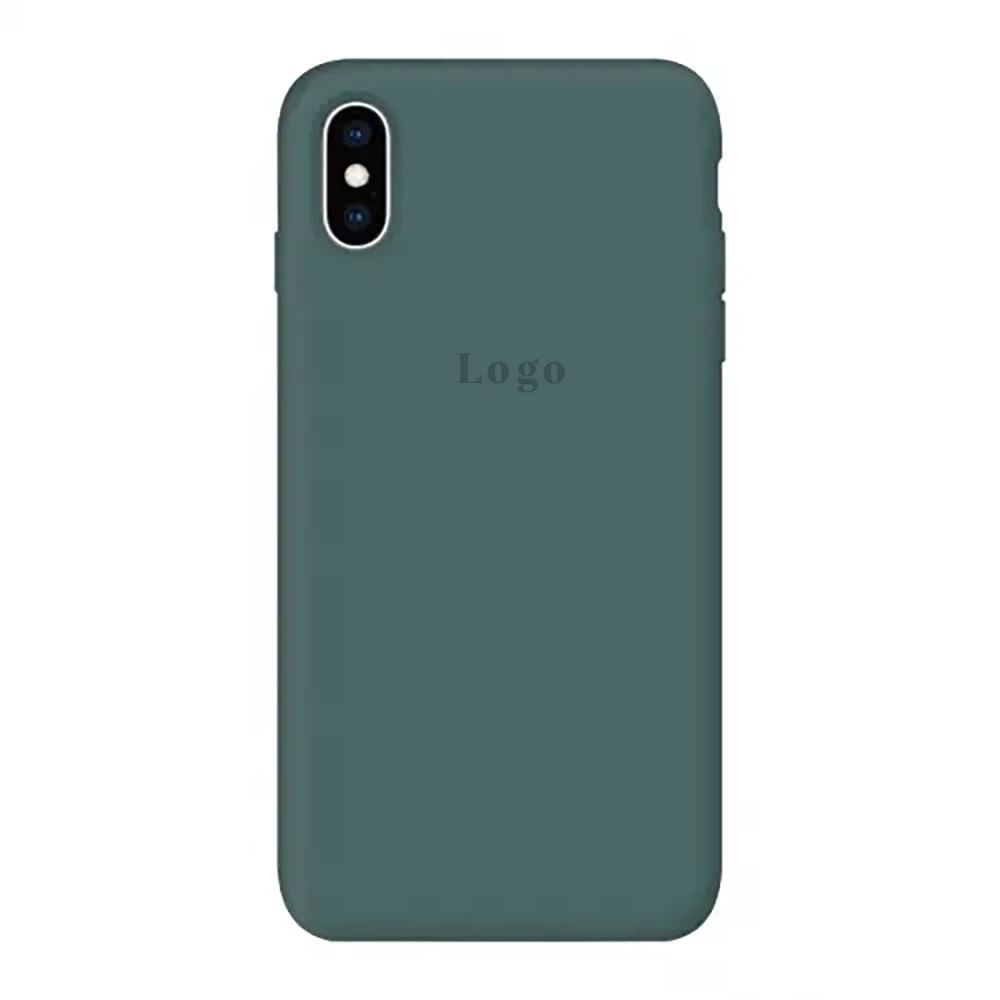 Чохол MaiKai Silicone для iPhone Xs Max - Pine Green