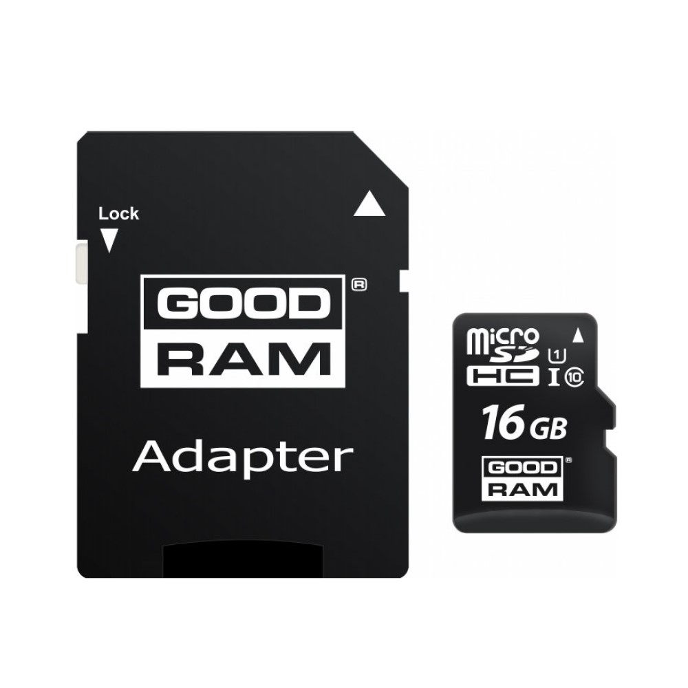 Картка пам'ятi GOODRAM MicroSDHC 16GB UHS-I Class 10