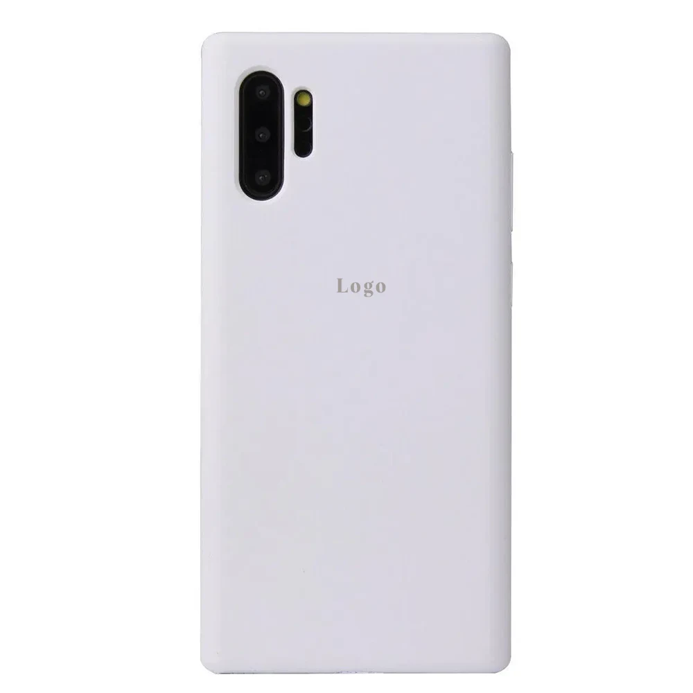 Чохол Silicone Case для Samsung Note 10 Plus - White