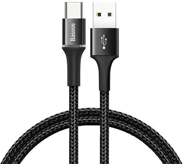 Кабель Baseus Halo Data Cable Type-C 3A (1m) - Black