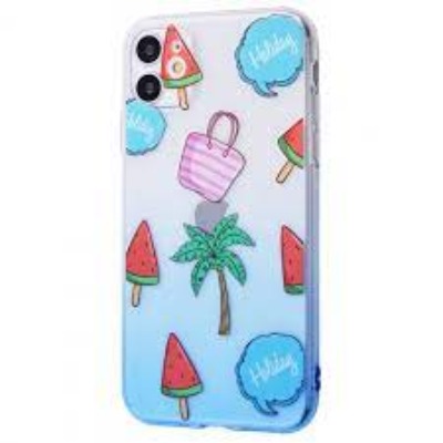 Чохол Wave Sweet & Acid Case iPhone 11 (white/blue/plam)