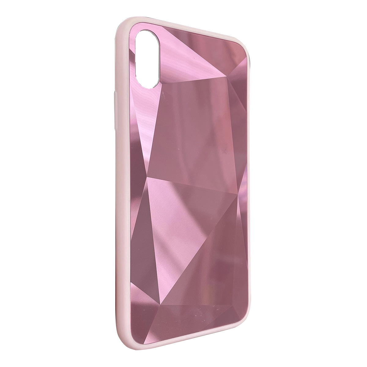 Чохол 3D Prism Holographic Case for iPhone Xs Max - Pink