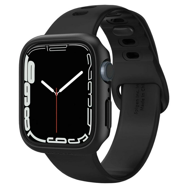 Чохол Spigen Thin Fit Black для Apple Watch 45 mm Series 7