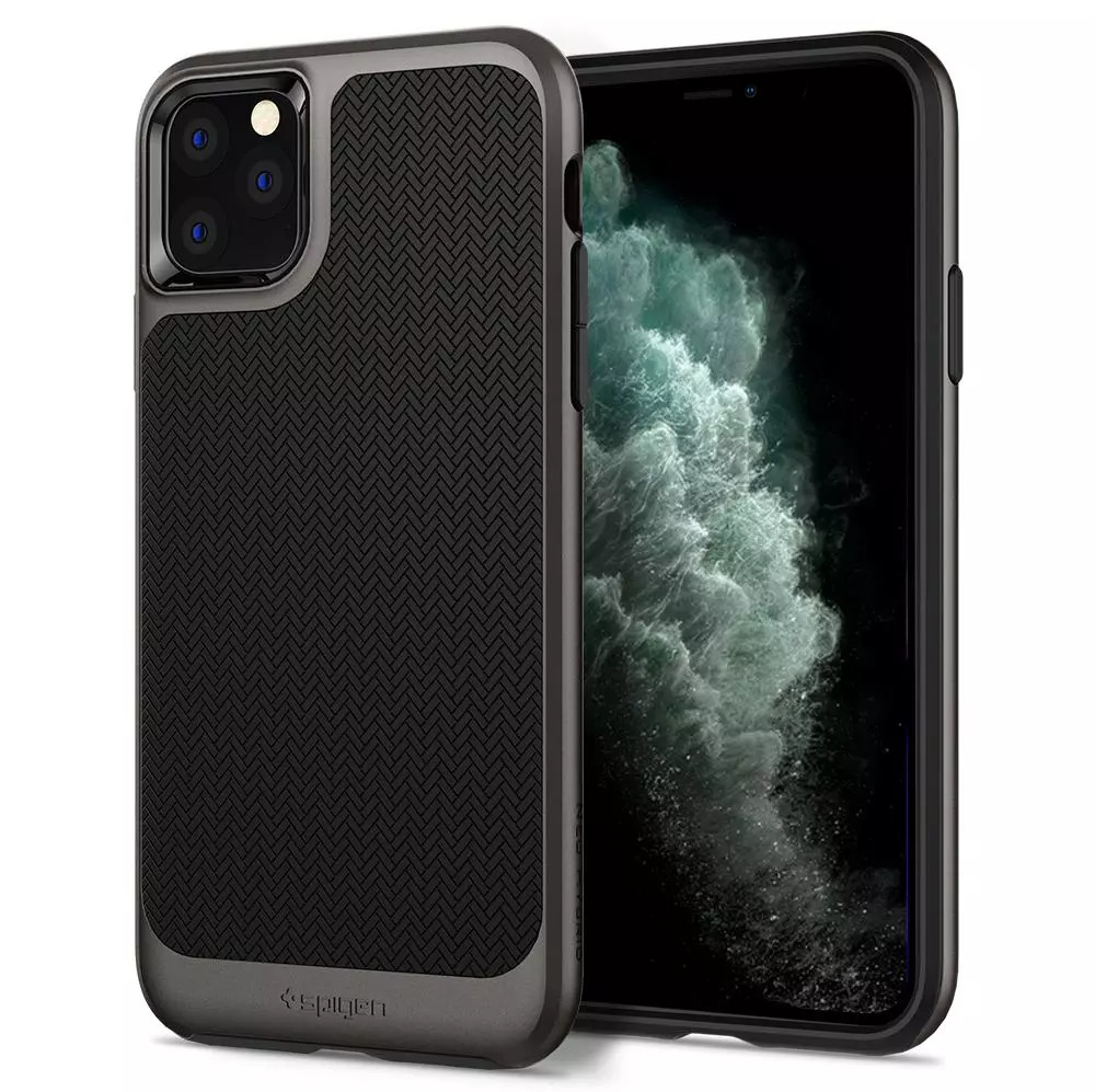 Чохол бампер Spigen Neo Hybrid Case for iPhone 11 Gunmetal