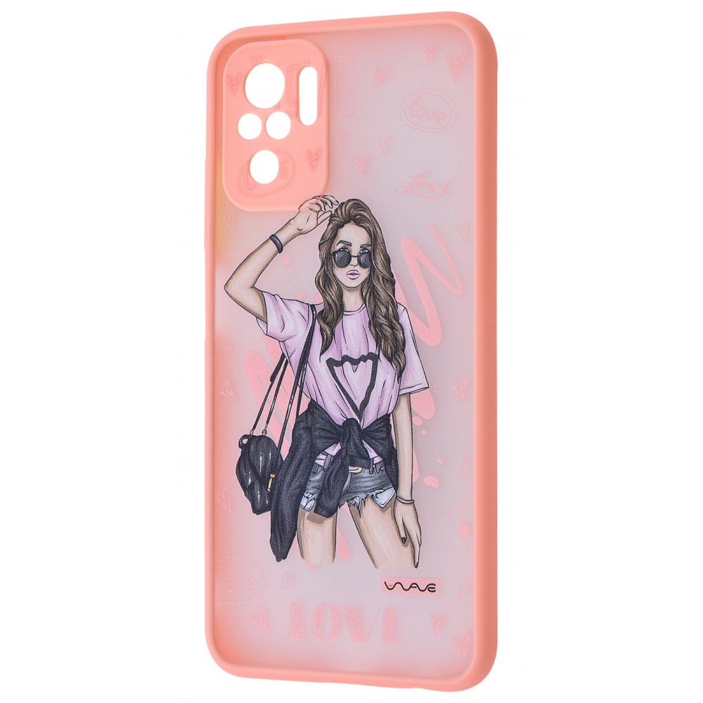 Чохол WAVE Cartoon Case(PC+TPU) for Xiaomi Redmi Note 10/Note 10S (mood love)