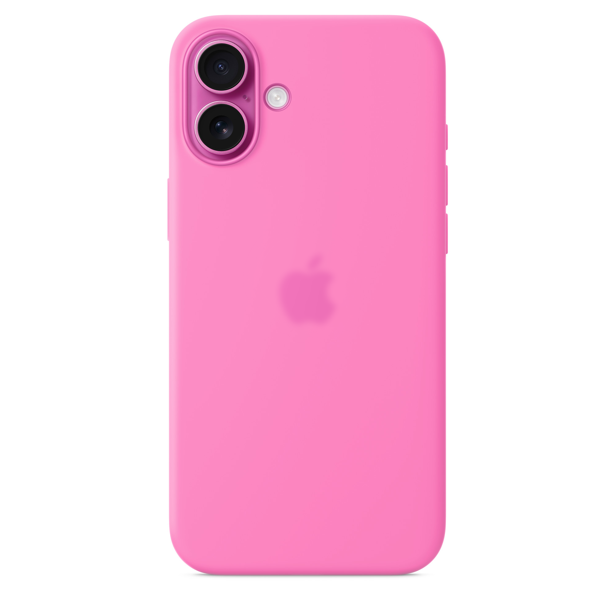 Чохол Silicone Case with Button, Animation & MagSafe iPhone 16, Peony (OEM)