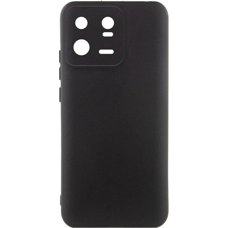 Чохол Silicone Cover Lakshmi Full Camera (A) для Xiaomi 13 Pro (Чорний/Black)