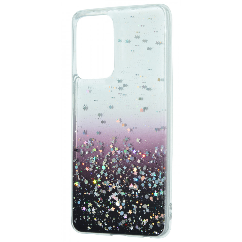 Чохол WAVE Confetti Case (TPU) Samsung Galaxy A72 (white/dark purple)