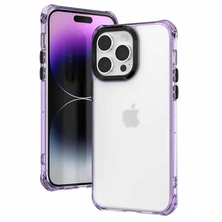 Чохол MaiKai Clear Fasion Case for iPhone 14 Pro Max (violet)