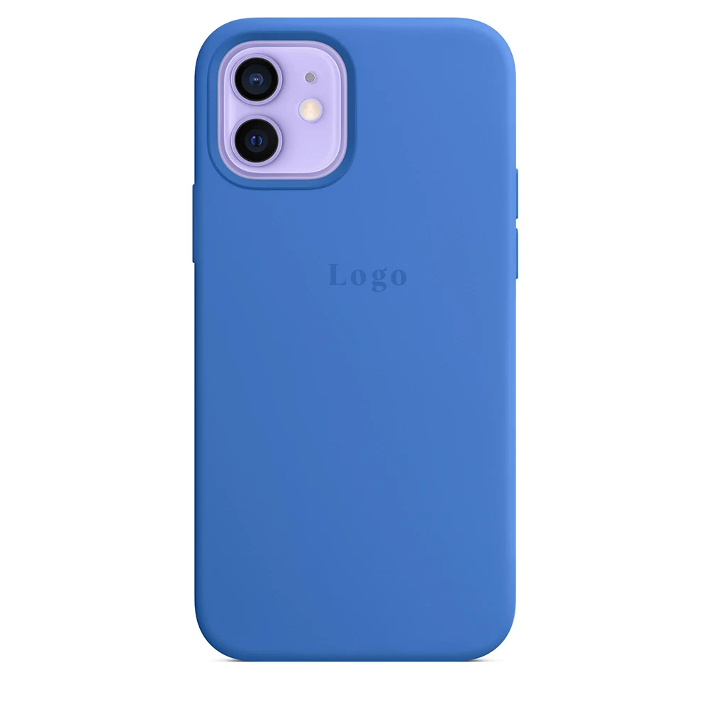 Чохол MaiKai Silicone для iPhone 12/12 Pro - Carpi Blue