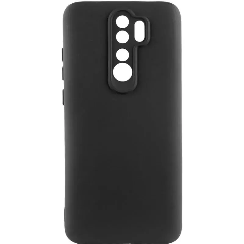 Чохол Silicone Cover Lakshmi Full Camera (AAA) для Xiaomi Redmi Note 8 Pro (Чорний/Black)