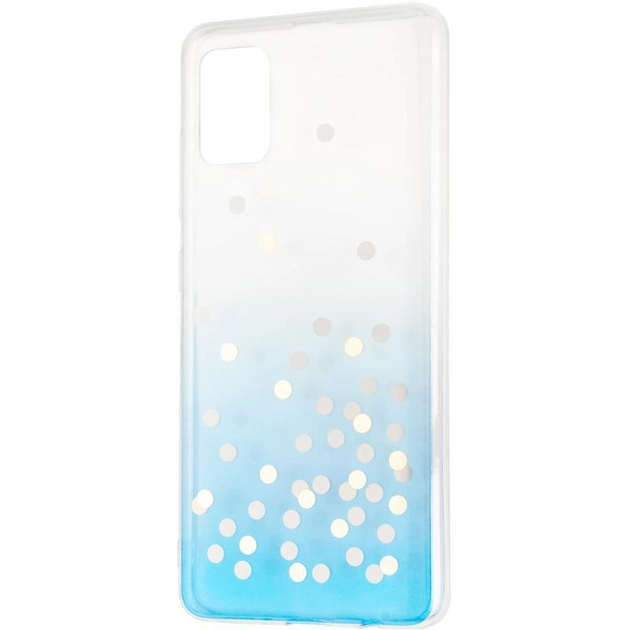 Чохол силіконовий Cristal Shine for Samsung A515 (A51) Blue