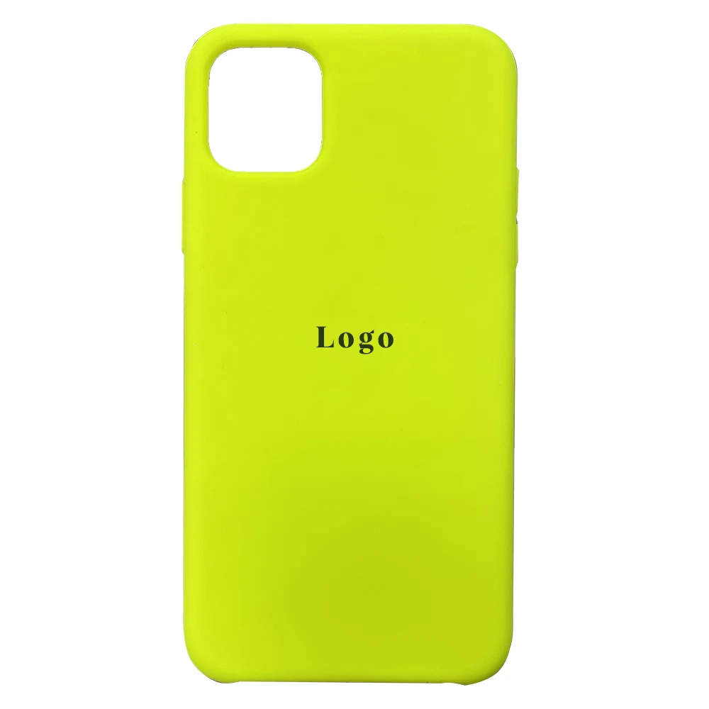 Чохол MaiKai Silicone для iPhone 11 Pro Max - Fluorescence Yellow