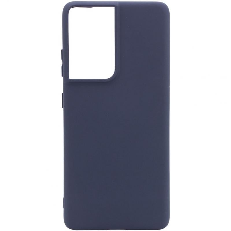 Чохол Silicone Case для Samsung S21 Ultra - Синій