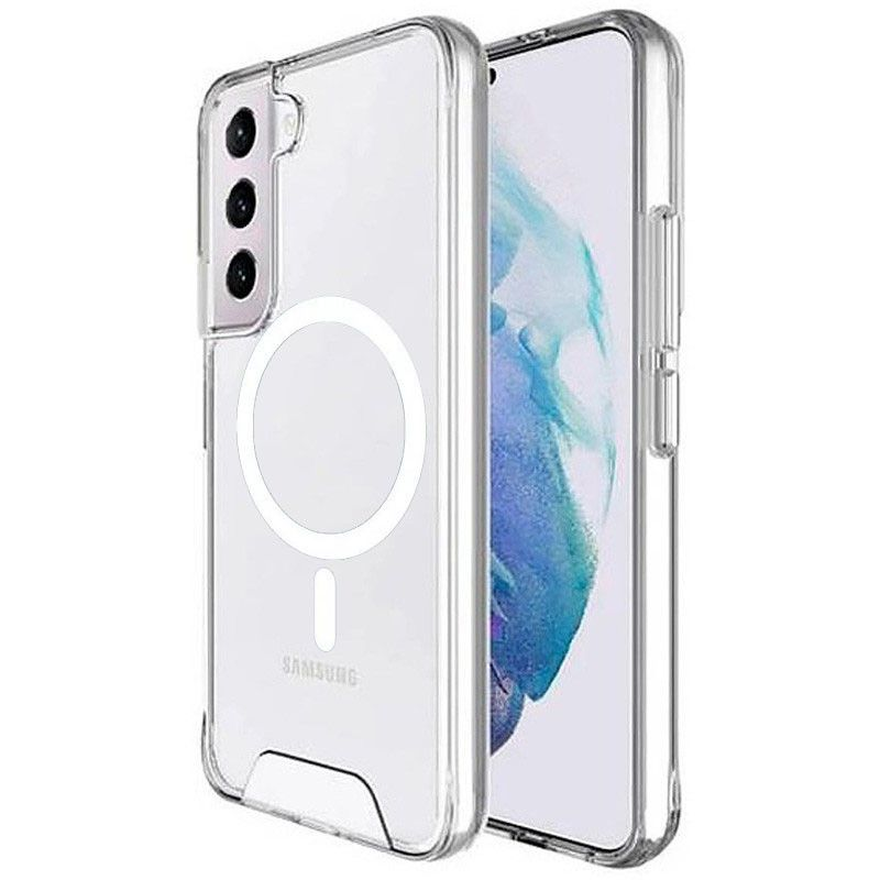 Чохол TPU Space Case with MagSafe для Samsung Galaxy S24 Plus (Прозорий)