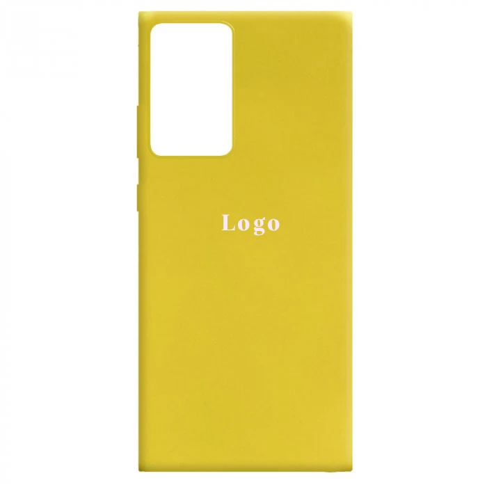 Чохол Silicone Case для Samsung Note 20 Ultra - Yellow