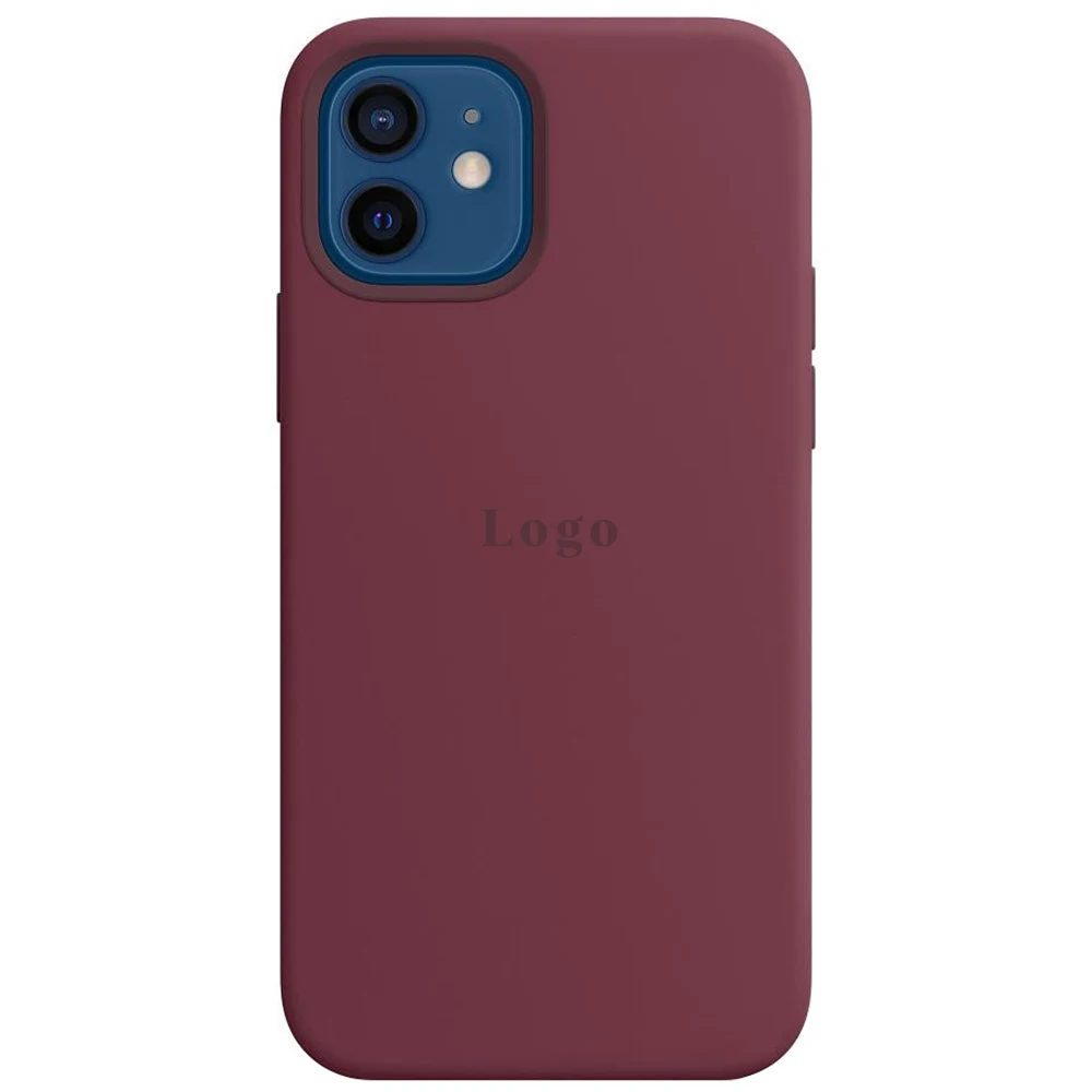 Чохол MaiKai Silicone для iPhone 12 Pro Max - Plum