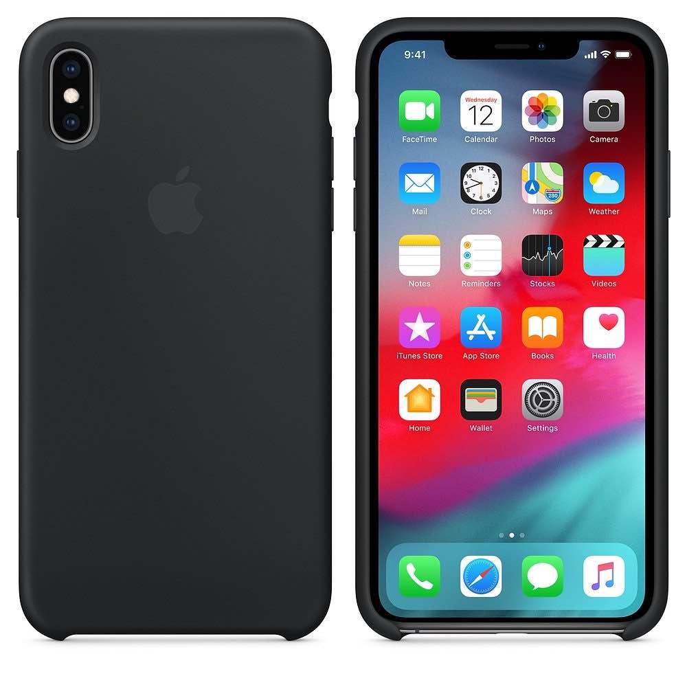 Чохол MaiKai Elite Silicone для iPhone Xs Max - Black