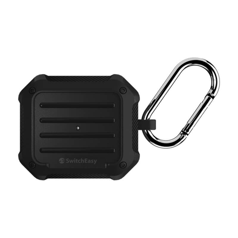 Захисний чохол з карабіном SwitchEasy Odyssey Rugged Utility Protective Case Black для AirPods 3