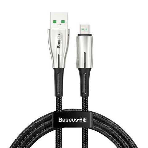 Кабель Baseus MicroUSB Cable Waterdrop 4A. (1m) (black)