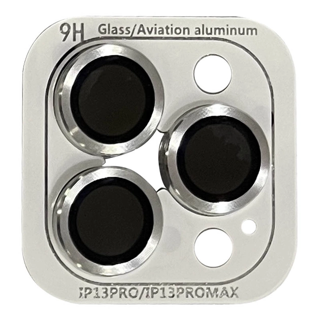 Захист камери Metal Classic на iPhone 13 Pro/13 Pro Max (сірий/silver)
