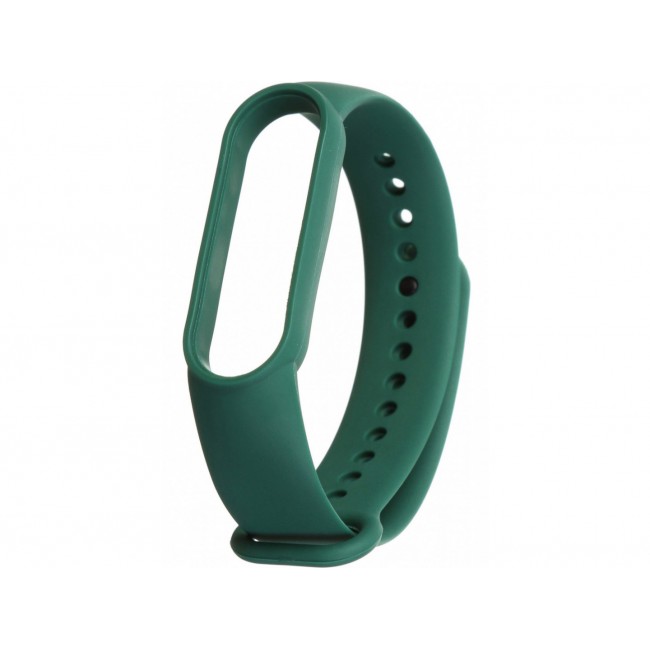 Силіконовий ремінець для Xiaomi Mi Band 3/4 - Forest Green