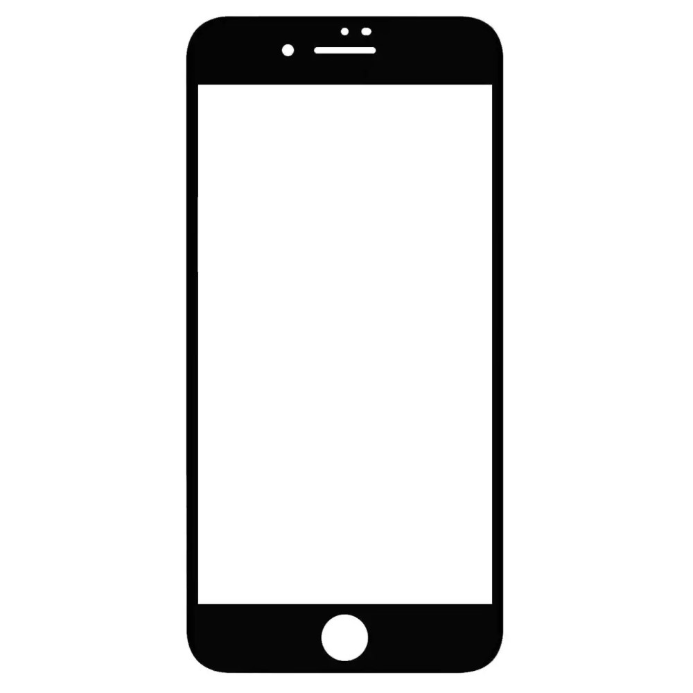 Захисне Скло iPhone 7 3D Black (тех.пак)