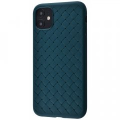 Чохол Weaving Full Case (TPU) iPhone 11 (лісовий зелений)