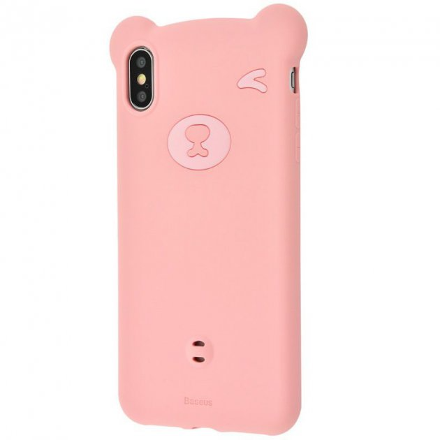 Чохол Bear Silicon Case for iPhone X Pink