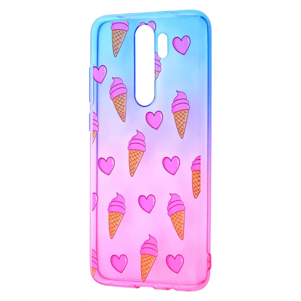 Чохол WAVE Sweet & Acid Case (TPU) Xiaomi Redmi Note 8 Pro (блакитний/рожевий/морозиво)