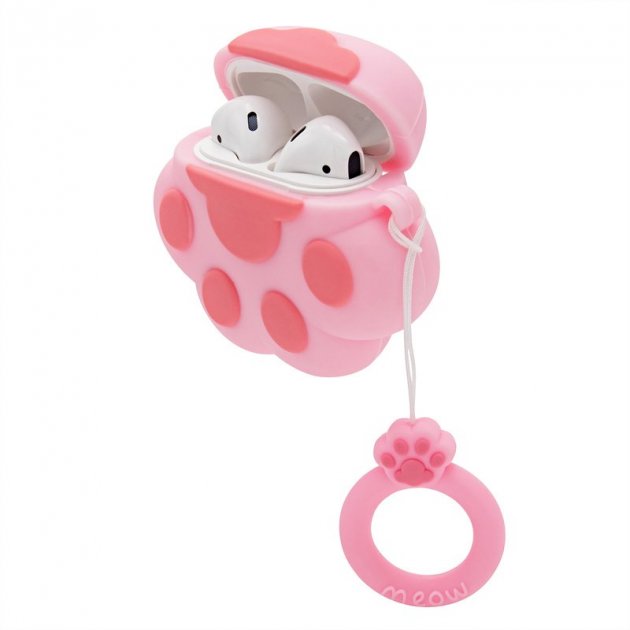 Чохол MaiKai 3D Toys для AirPods - Pink Paw