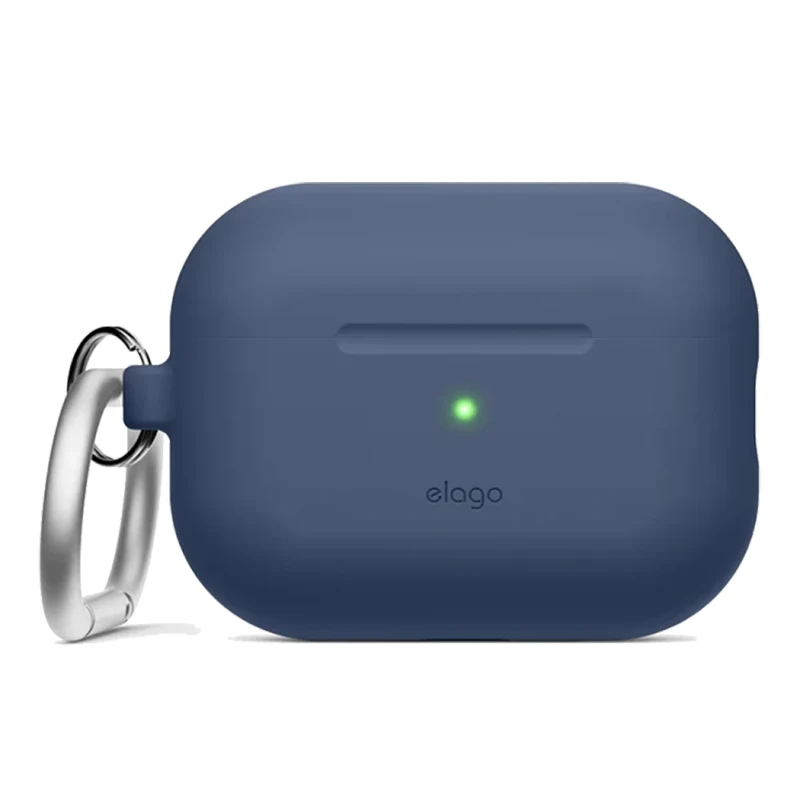 Чохол Elago Silicone Basic Case with Nylon Lanyard Jean Indigo for Airpods Pro 2nd Gen