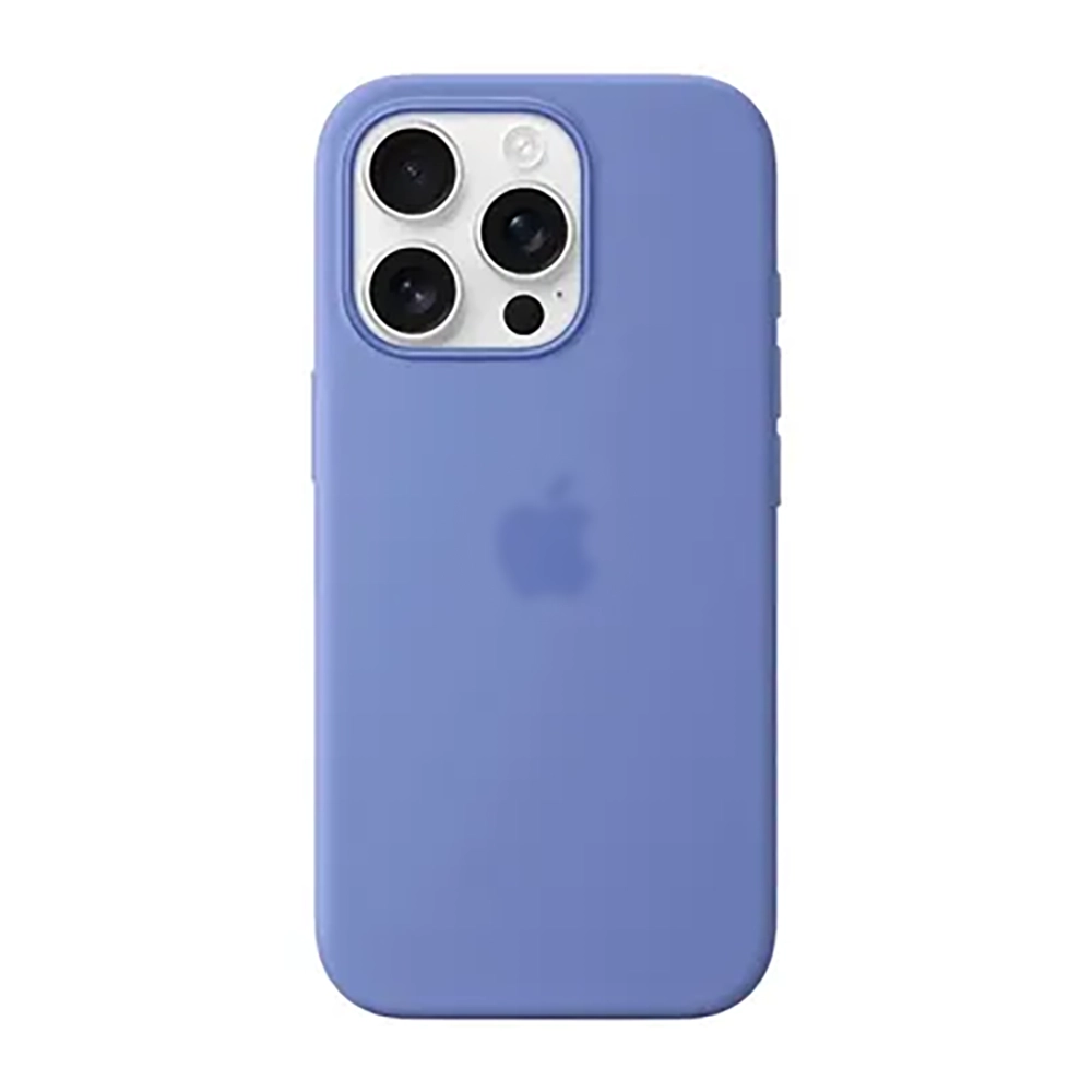 Чохол Silicone Case with Button, Animation & MagSafe iPhone 16 Pro, Periwinkle (OEM)