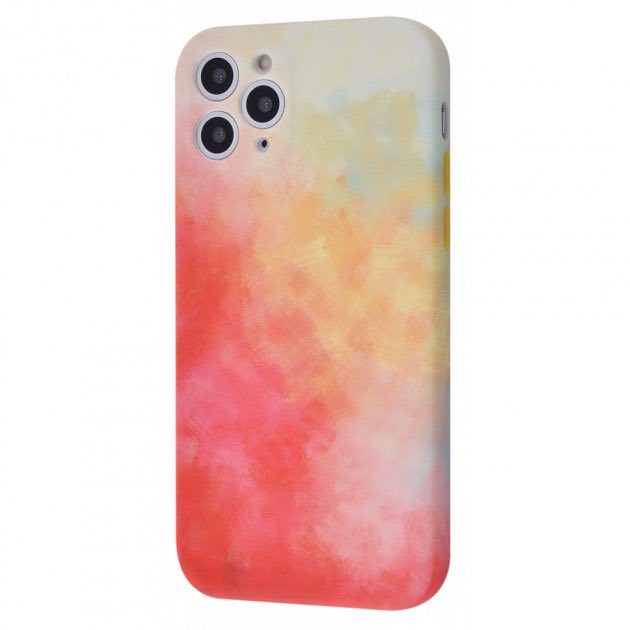 Чохол WAVE Watercolor Case (TPU) iPhone 11 (білий/червоний)